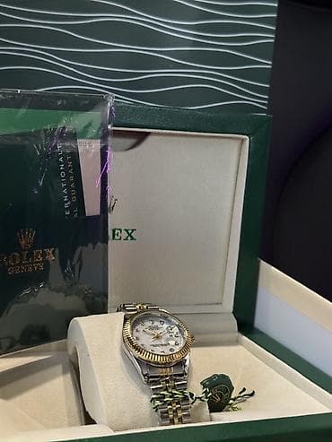 Smart qolbaqlar: Yeni, Qol saatı, Rolex, rəng - Qızılı — 4