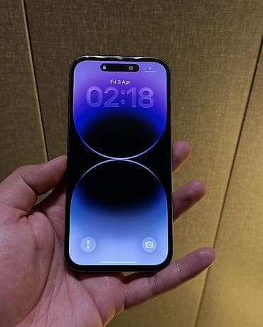 apple watch ultra 1: IPhone 14 Pro, 256 GB, Deep Purple, Zəmanət, Simsiz şarj, Face ID — 4
