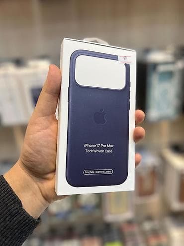 iphone qusar: Məhsul: iPhone 17 Pro Max üçün TechWoven Case • Rəng: Tünd göy • — 1