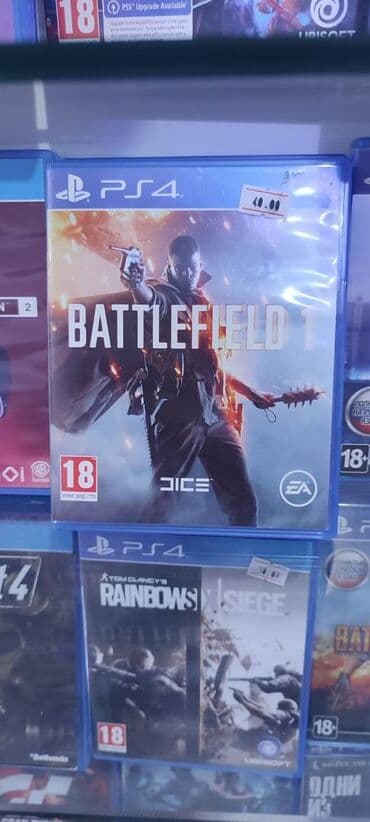 sony playstation 4 купить в баку: Battlefıeld 1 Oyun diski, az işlənib. 🎮Playstation 3-4-5 original oyun — 1