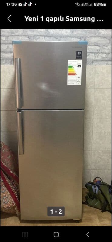 xaladenik ustası: 2 qapılı Samsung Soyuducu Satılır, rəng - Boz — 2