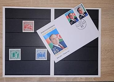 Ilk gün zərfləti. hər biri 10 manat. Heydər Əliyev olan 25 m.Filateli — 1
