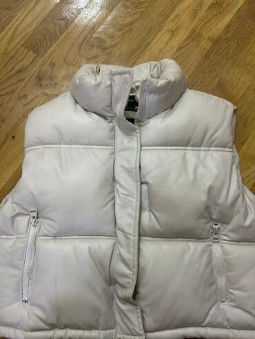 женские белые кофты: Жилет, S, цвет - Белый — 2