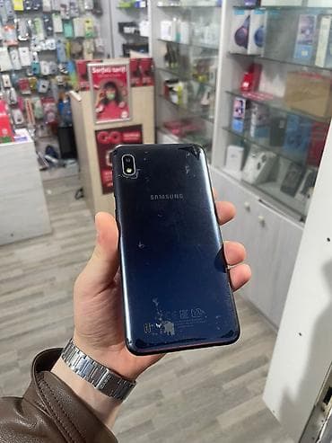 telefin: Samsung Galaxy A10, 32 GB, rəng - Qara, İki sim kartlı — 1