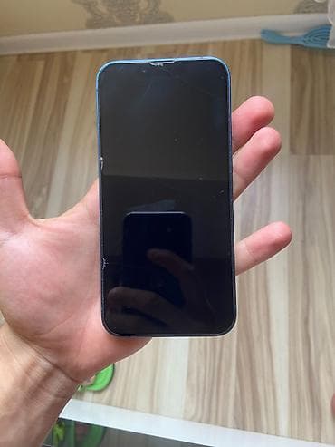 iphone satilir: IPhone 13, 128 GB, Göy, Simsiz şarj, Face ID — 1