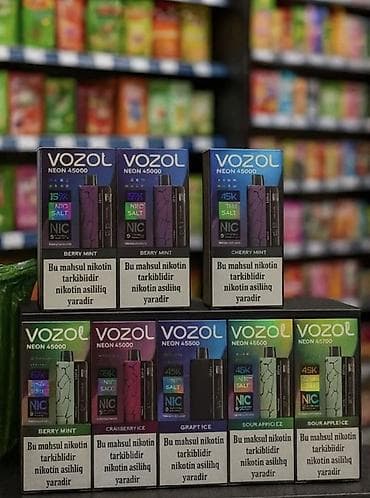 Vozol birdəfəlik elektron siqaretləri – NEON və GEAR seriyası