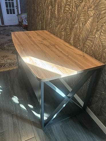 Kompüter masası, Açılmayan, Laminat, Dördbucaq masa — 2