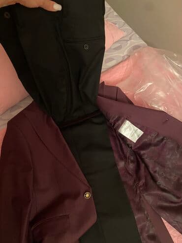 kişi ucun klassik qara kostyum: Kostyum, Yay, Emiland, rəng - Qırmızı — 3