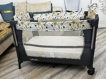 uşaq manejləri: VAVA uşaq beşik–maney (portativ playpen) - Ölçü: təxmini 100×60 sm — 2