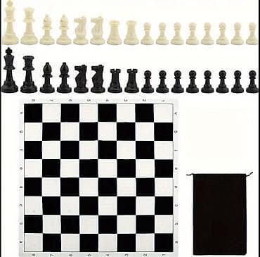 gitara ucuz: Şahmat dəsti. Yenidi✅ Fiqurları lövhəni daşımaq üçün torbası var — 3