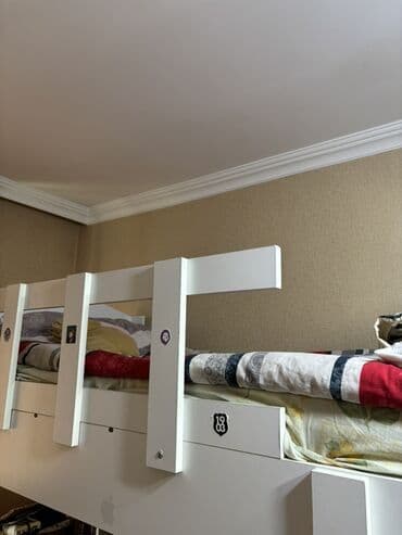 nərdivan: Oğlan və qız üçün, Çarpayı, Matrassız, Siyirməsiz, MDF — 3