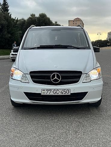 afdobus satiram dizel: Mercedes-Benz Viano, ağ rəng, 7 yerlik rahat salon. Texniki və — 10