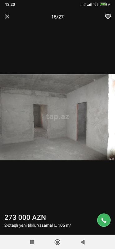 kiraye ev ramani: 2 otaqlı, Yeni tikili, 105 kv. m — 4