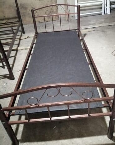 темир краватлар: Новый, Двуспальная кровать, Без подьемного механизма, Без матраса, Без выдвижных ящиков, Азербайджан — 3