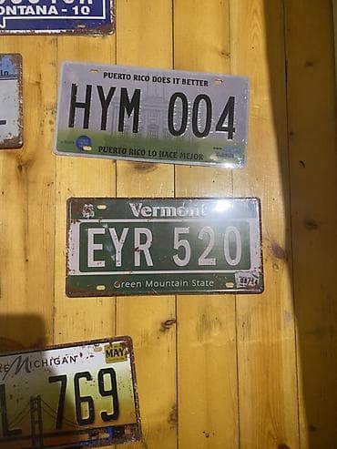 ABŞ dövlət nömrelerı dekratıv demır nomre — 3