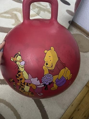 Самокаты: Uşaqlar üçün tullanma topu (hopper ball) - Rəng: tünd qırmızı - — 2