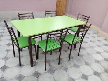 12 neferlik stol: Hər rəngdə sifariş edə bilərsiniz. 4nəfərlik, 6 nəfərlik, 8 nəfərlik — 1