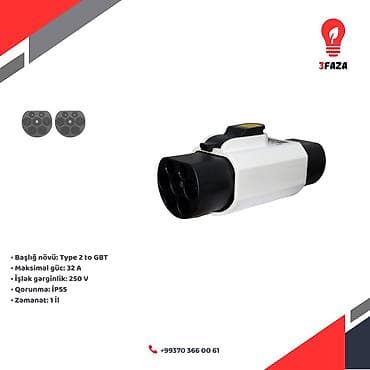 Type 2 to GBT Adapter İstənilən Avropa istehsalı avtomobillərdən Çin