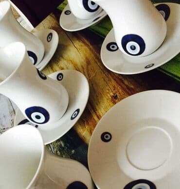 Mətbəx aksesuarları: Armudu stəkanlar, rəng - Ağ, 6 ədədli dəst, Türkiyə — 3