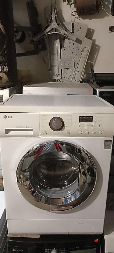 dc mator: Paltaryuyan maşın LG, 6 kq, Avtomat, Qurutmasız — 1