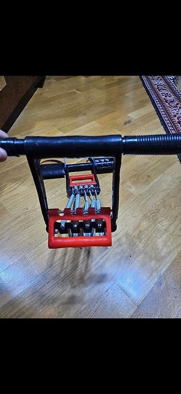 Evdə məşq üçün çoxfunksiyalı rezin yaylı fitnes trenajoru. bir purjumu — 3