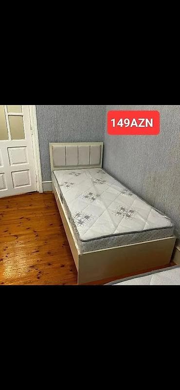 matras uşaq ucun: Məhsul: Tək nəfərlik çarpayı və döşək dəsti - Ölçü: tək nəfərlik — 10