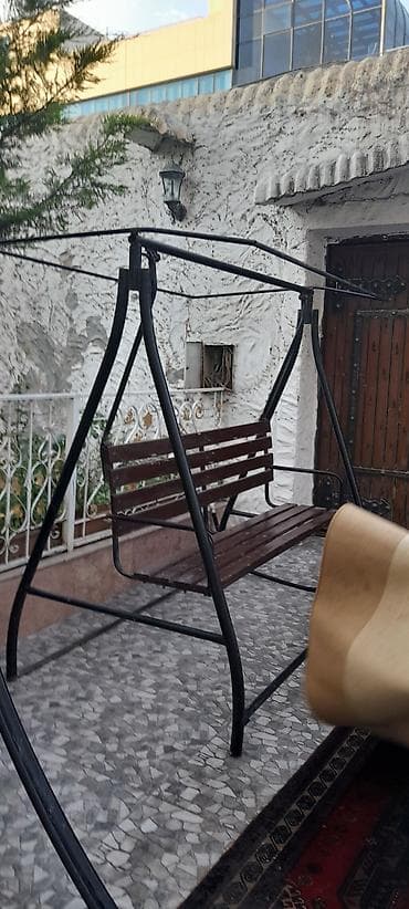 Скамья-качели, Без зонтика, Металл — 2