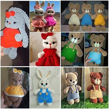 Əl işi toxunma oyuncaqlar – amigurumi kolleksiyası - Material