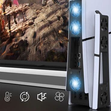 PS2 & PS1 (Sony PlayStation 2 & 1): PS5 Slim üçün soyuducu fan - Model: P5 SLIM və Pro üçün auxiliary — 3