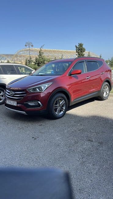 Автозапчасти: Hyundai Santa Fe (qırmızı, SUV) Xüsusiyyətlər: - Ban növü — 5