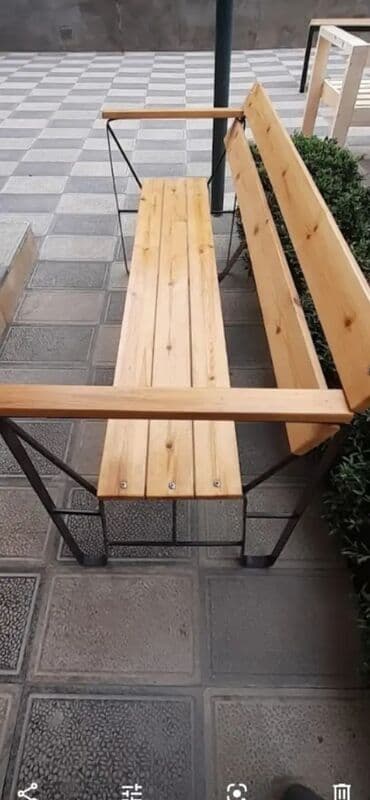 taxta oturacaq: Sənaye üslubunda bar tabureləri - Oturacaq: təbii ağacdan, yumru — 30