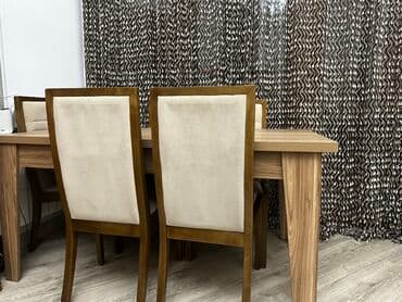 tuya agaci: Qonaq masası, Açılan, Taxta, Dördbucaq masa — 3