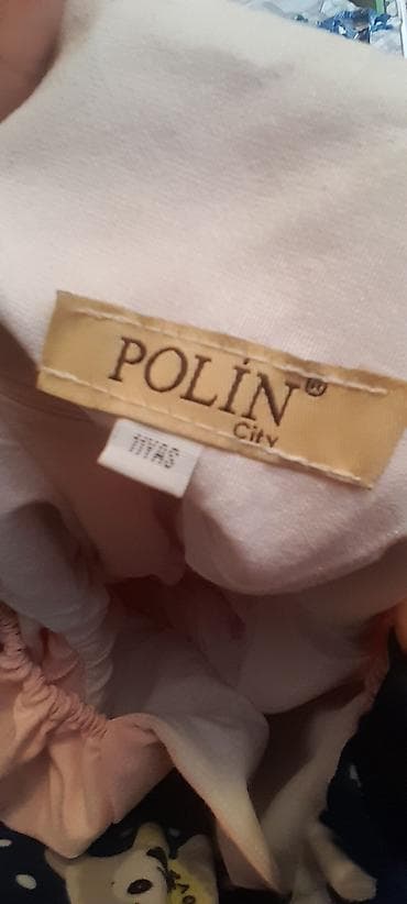 Toy paltarları və aksesuarları: Açıq pudra rəngində qısa don - Model: kvadrat yaxalı, kəmərli, balon — 6