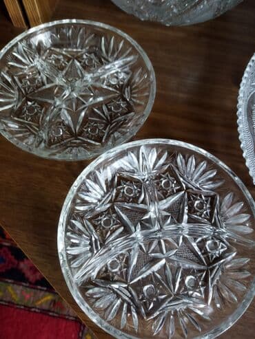 обеденный набор: Çərəz qabı.Sovet malıdır və əla vəziyyətdədir.Təzədir — 1