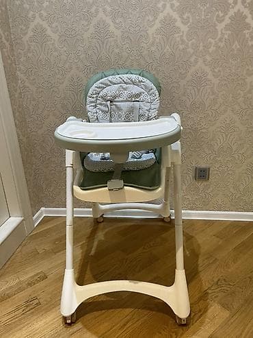 стул детский: Uşaq yemək stulu - Rahat və geniş oturacaq: yumşaq, naxışlı süngərli — 2