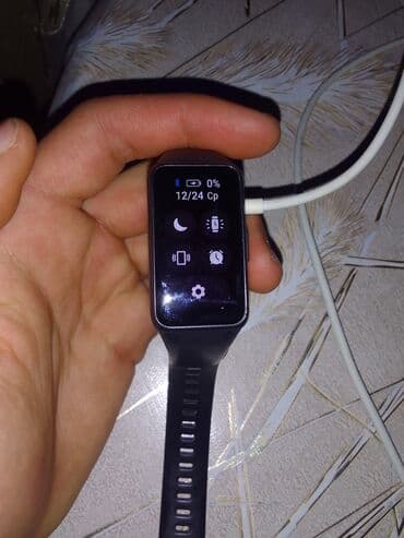 saatlar: Smart qolbaq, Huawei, Bluetooth, rəng - Qara — 4