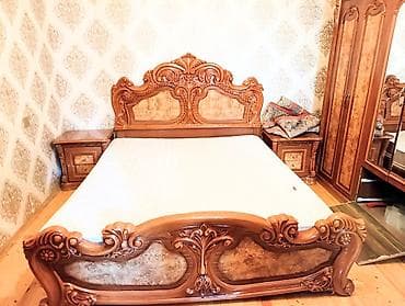 Kirayə ev 4 otağ verilir. Yataq otağı mebel dəsti və qonaq otağı üçün