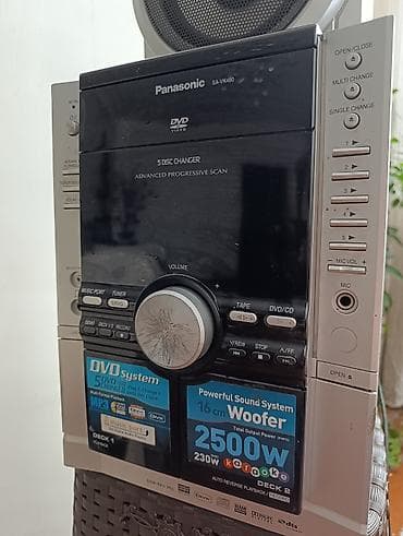 kaset dvd: Panasonic SA-VK460 DVD Stereo Sistem Xüsusiyyətlər: - 5 diskli — 3