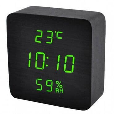 Ev saatları: Elektron stolüstü saat Zəngli saat ⏰ Elektron masaüstü saat TAXTA