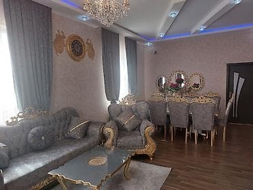 Klassik-lüks üslubda tam komplekt qonaq otağı mebeli - Rəng və üslub — 7