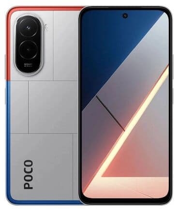 Mobil telefonlar: Poco M7, 256 GB, rəng - Gümüşü, Zəmanət, Sensor, Barmaq izi — 1