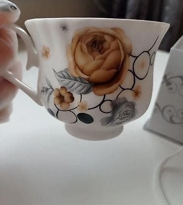 mis caydan: Çay dəsti, rəng - Ağ, Farfor, Epiag, 2 nəfərlik, Çexiya — 4