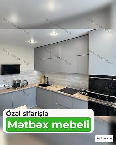 3d defter: Sifarişlə mətbəx dəsti, Özü çəkən petlələr, MDF — 1