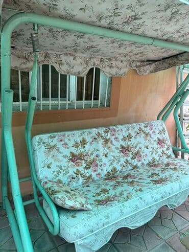 Divan-yelləncək, Zontikli, Metal