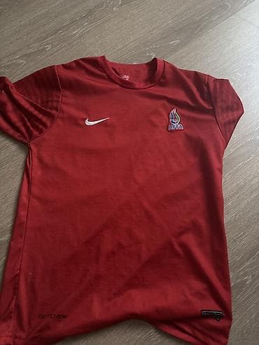 ucuz paltolar: Futbolka, Nike, M, rəng - Qırmızı — 2