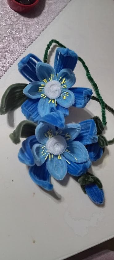 sap: Məhsul: Pərdə üçün dekorativ bağlayıcı (çiçəkli) - Dizayn: Əl işi — 3