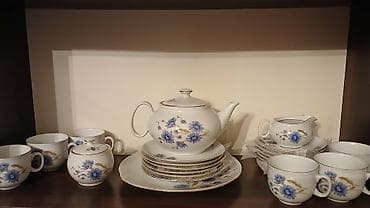 esger sekili: Nahar dəsti, rəng - Ağ, Farfor, Bohemia, Çexiya — 4