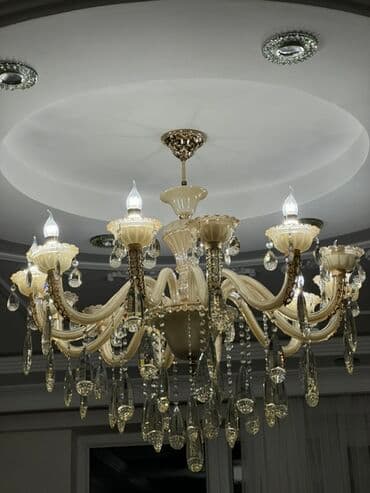 Qab-qacaq və mətbəx ləvazimatları: Çılçıraq, 10 və daha çox lampa, Metal — 2