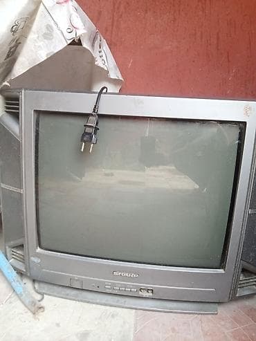 Sharp kineskop televizor Xüsusiyyətlər: - Ekran: CRT, təxminən 21–25