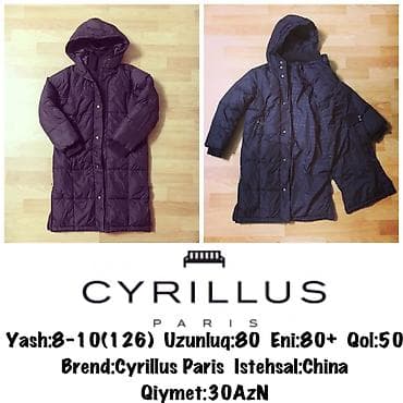 Yash:8-10(126) Uzunluq:80 Eni:80+ Qol:50 Brend:Cyrillus Paris — 1